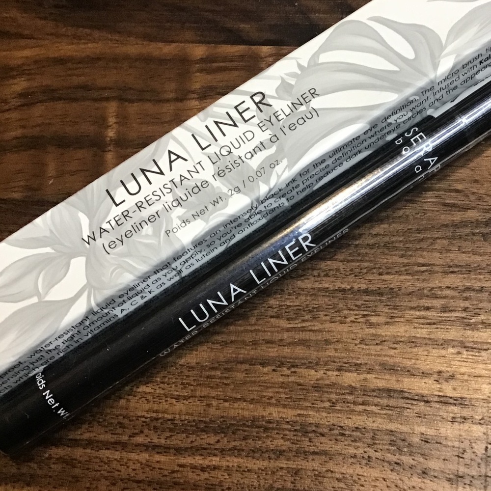 Seraphine botanicals Luna liner in black, bnib
